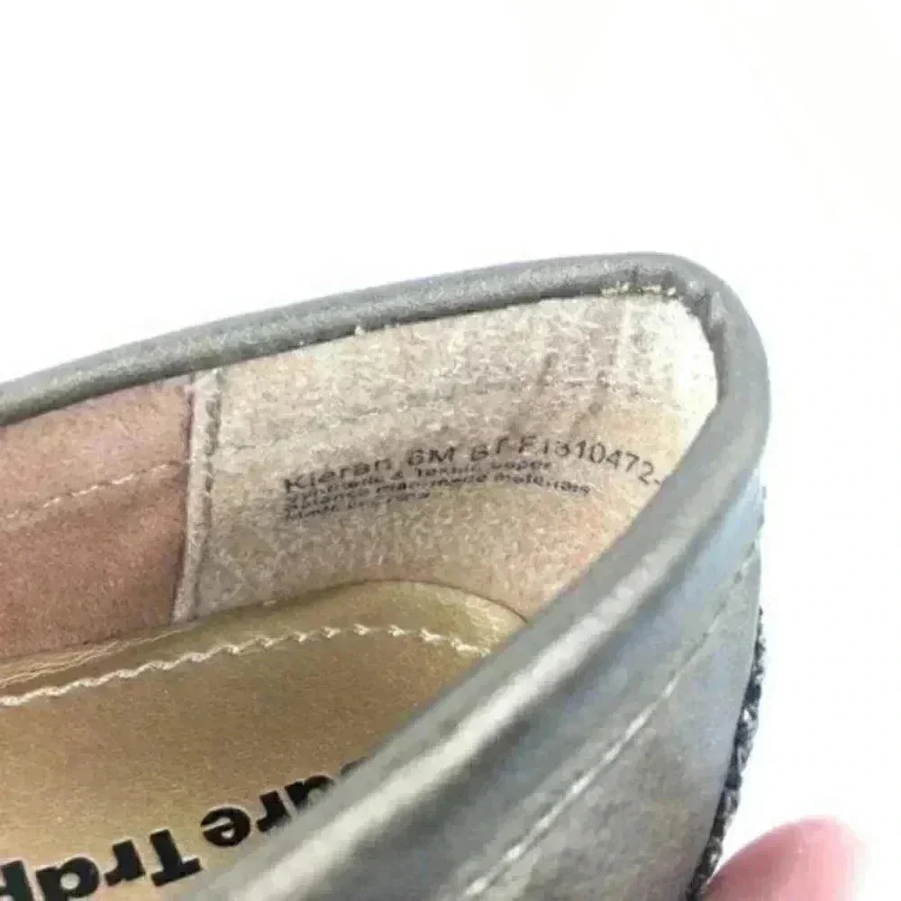 Baretraps Kieran Bronze Snakeskin Print Loafers